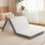Matelas pliable en mousse à mémoire de forme de 15 cm d'épaisseur, idéal pour les lits d'appoint pliables et portables, pour le camping, les voyages et pour dormir au sol.-187198874-187198875