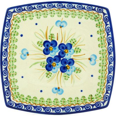 Pansy Ceramic Decorative Plate