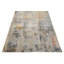 Tapis moderne abstrait en sherpa tibétain noué à la main 8 x 10 beige et gris