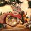 1 pièces de décorations de Noël lumineuses à DEL, décorations de père Noël en bois, décoration de fenêtre d'hôtel en bois, pour parents, amis, camarades de classe