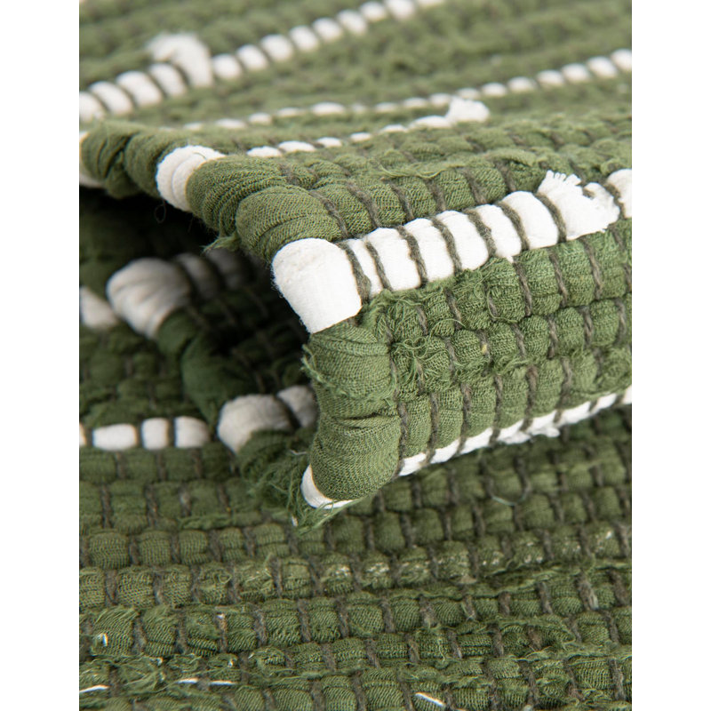 Justice Performance Cotton Geometric Indoor Rug, Rectangle 3'3" x 5'1"