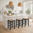 Solid Wood Counter Stool-69426635-69426640