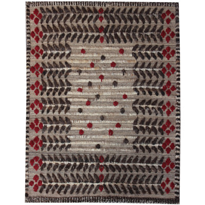 Geometric Hand Knotted Area Rug