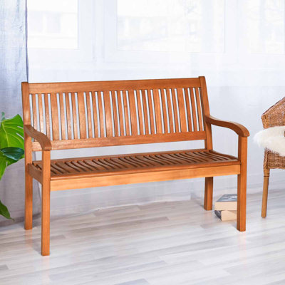 Blizzard Wooden Park Bench