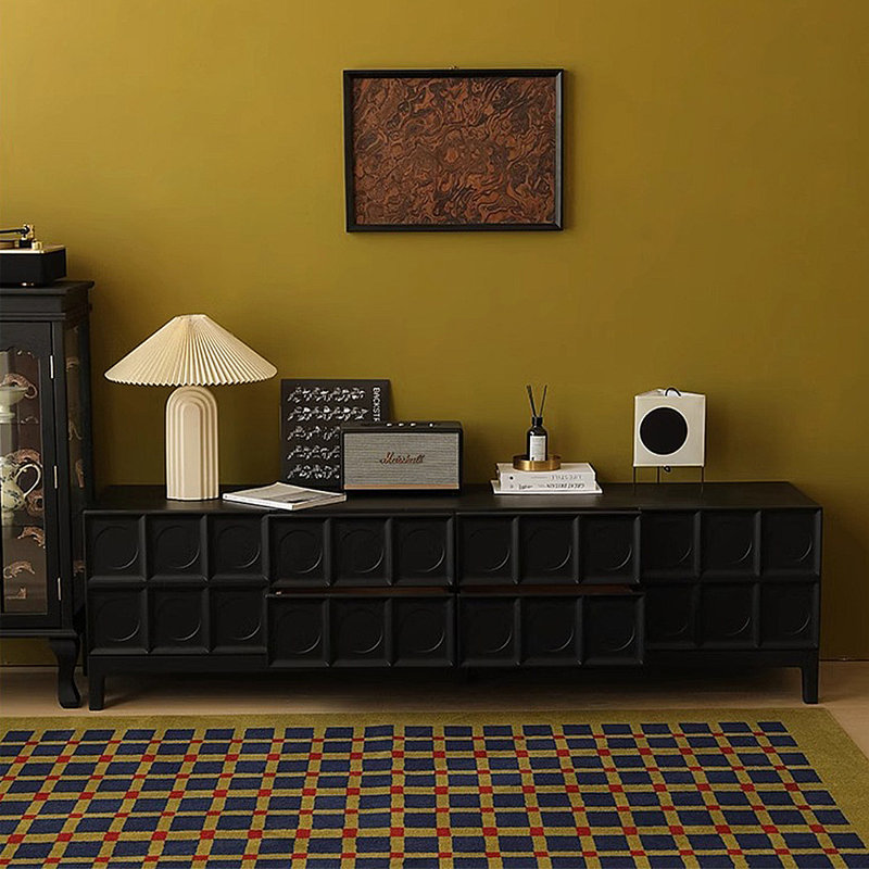 Meuble audio-visuel pour meuble télé rétro mat