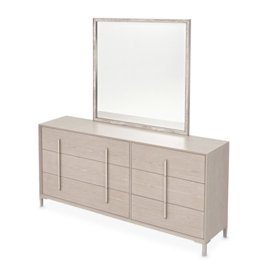 Grande commode avec miroir Lotus Bay - Sable