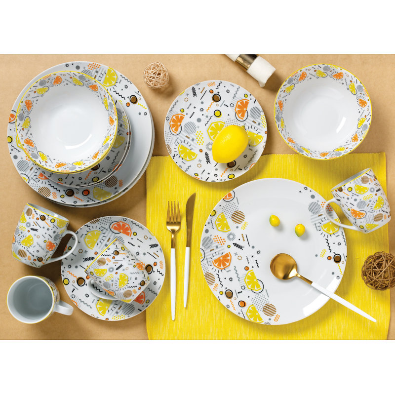 Piece Stoneware Dinnerware Set - Service for 4
