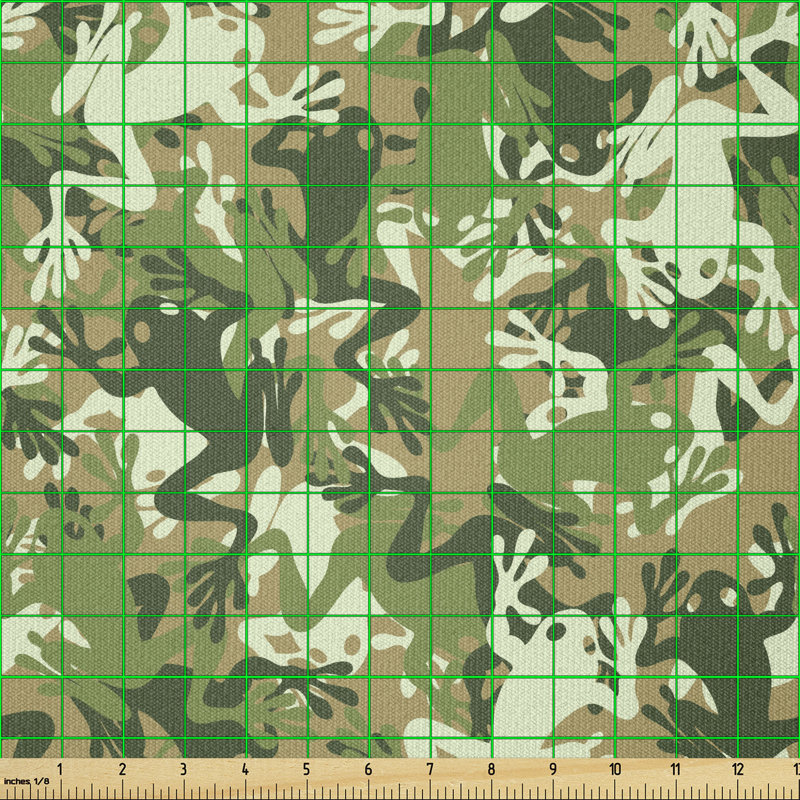 Declin Skull Camouflage Various Frog Multi-Purpose Fabric