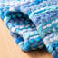 Tapis de couleur unie en coton recyclé à tissage plat Ashbourne-403882879