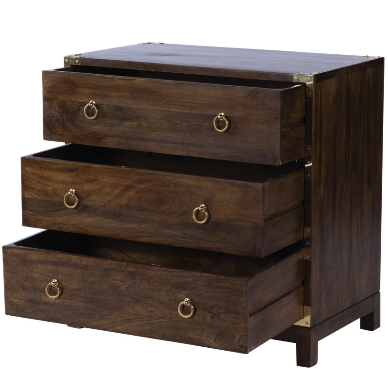 71cm W 3 - Drawer Chest of Drawers, Brown