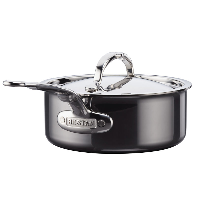 Casserole Hestan NanoBond, Bouilloire en cuivre martelé massif de 2 pintes