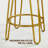 Cedernier Upholstered Counter Stool with Metal Frame-973475578