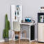 Bureau de bureau mural pliable avec tableau noir et tablette latérale-2062724421