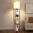 Lanell 62.8" Column Dimmable Floor Lamp with Shelves & USB Charging Station