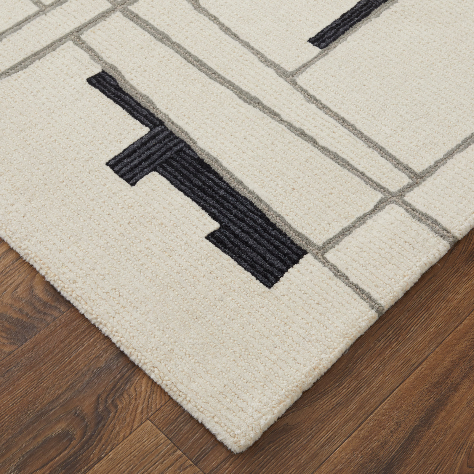 Gossner Hand-Tufted Abstract Rug, Rectangle 2' x 3'