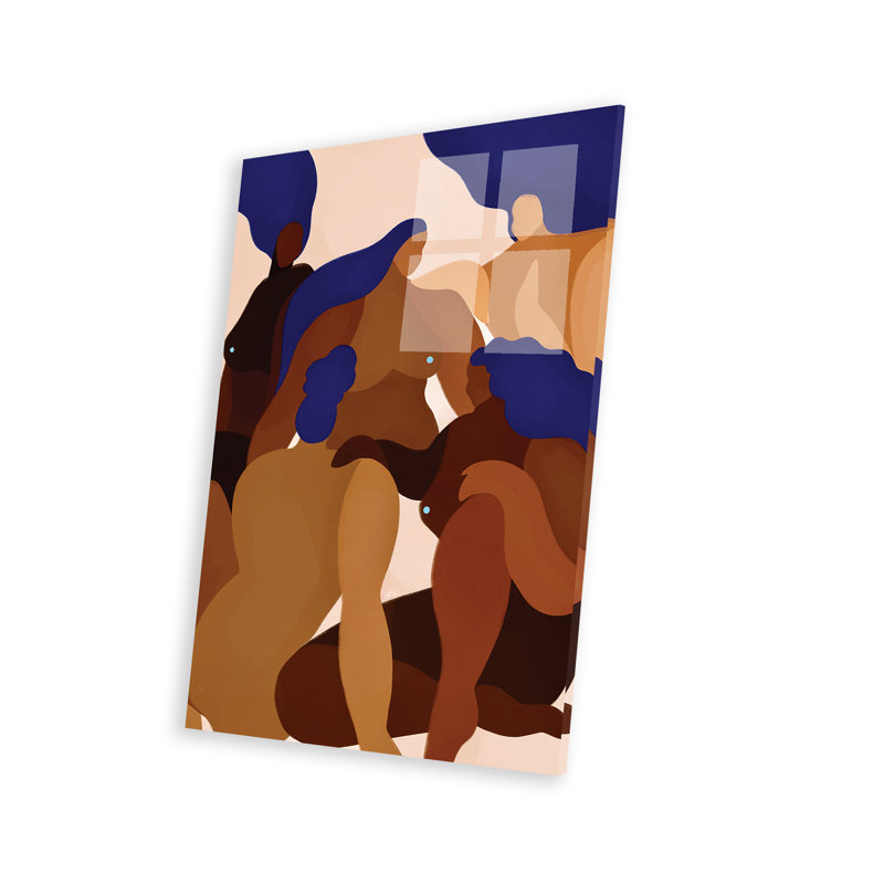 «Lean on Eachother» par Bria Nicole - peinture sans cadre