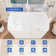 47" L x 27" W Modern Rectangular Freestanding Soaking Acrylic Small Bathtub with Integrated Seat, Non-Slip in Compact Bathrooms