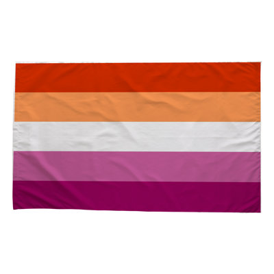 Drapeau de la fierté lesbienne — Drapeau extérieur
