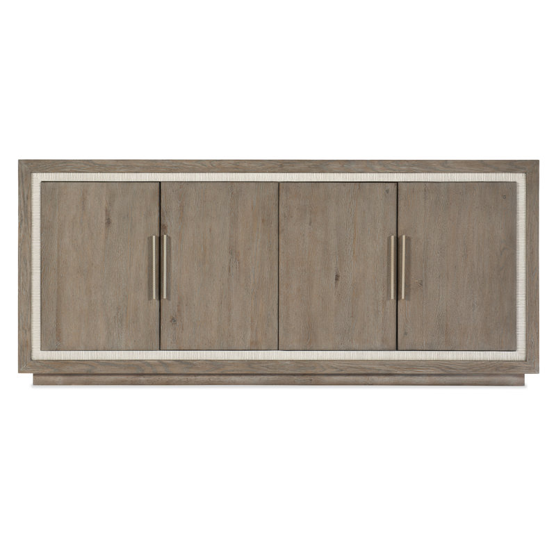 Serenity 78'' Gray Oak Veneer Media Console