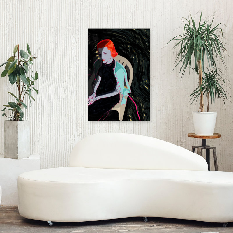 Art contemporain, art contemporain abstrait, H 36 po x l 24 po