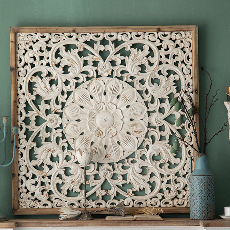 Retro Solid Wood Wall Decor