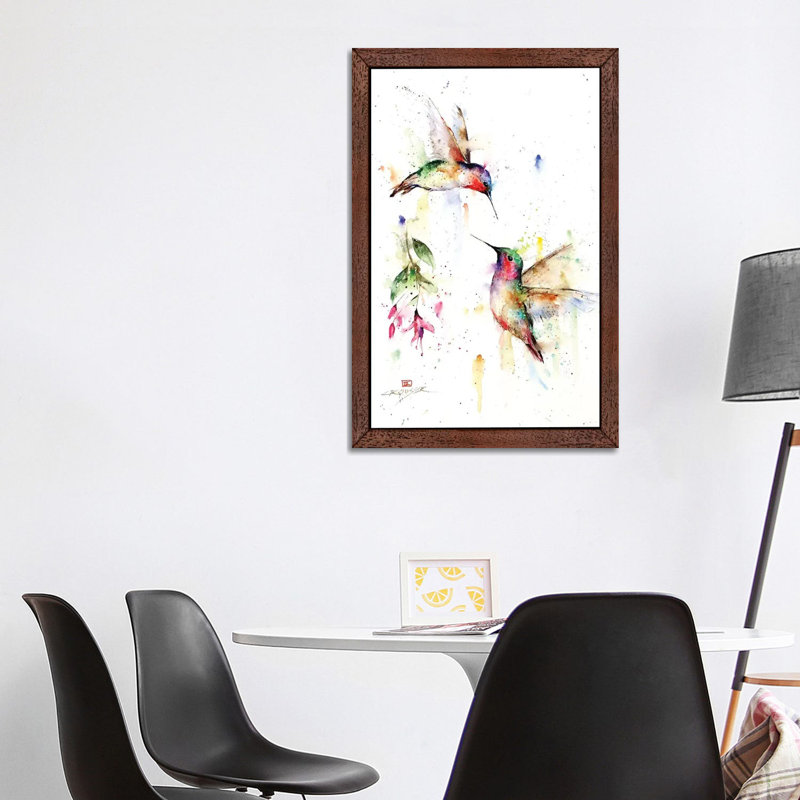 Meeting Place by Dean Crouser - Painting on Canvas, 101.6 cm H x 66.04 cm W, Brown Framed