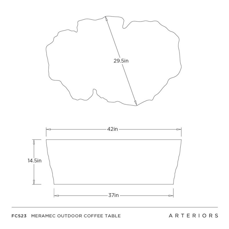 Meramec Outdoor Coffee Table