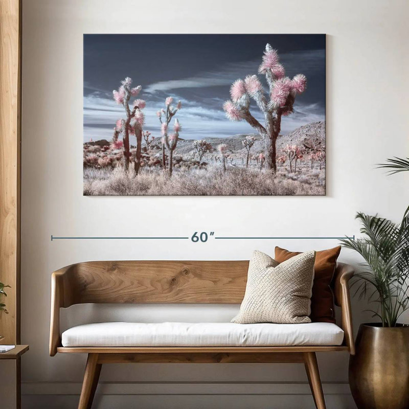 Ravi désert Joshua Trees, H 32 po x l 48 po