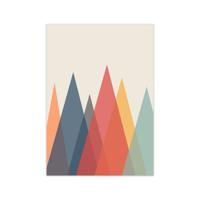 Portrait Mountain Abstract Original - Print