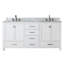 Meuble-lavabo double 72 po avec plateau Souther-1747244818-1747244817-1774468533