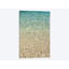 «Aqua Blue Ocean and Golden Pebbles», reproduction de photo sur toile-28958589-74554847-74554873