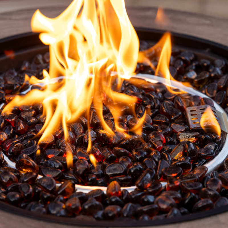 Oak Barrel Fire Pit