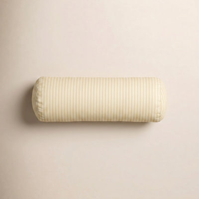 Classic Stripe Butter Accent Throw Pillow