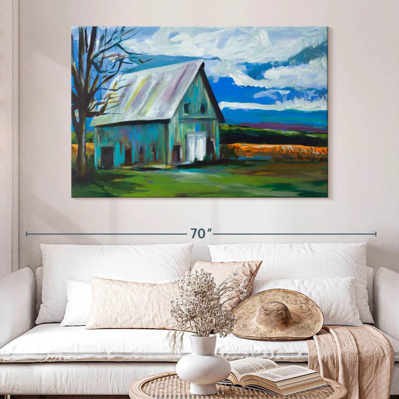 Lilie Old Barn, 34" H x 51" W