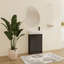Meuble-lavabo simple autoportant de 23 po avec plateau en céramique Khyla-1225416860