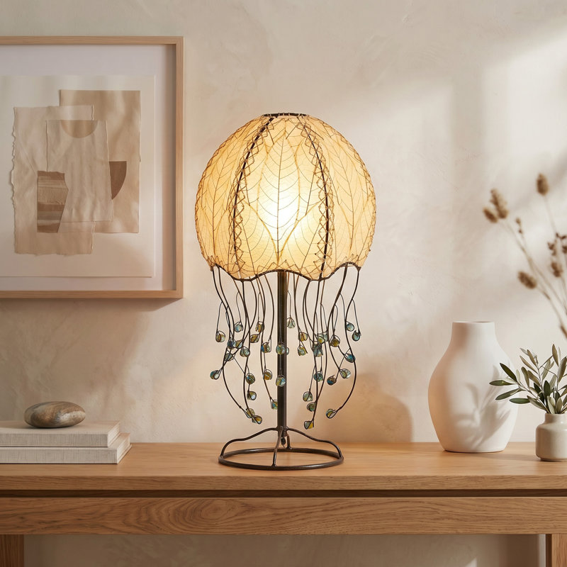 Lampe de table noire 24 "Vestfold, Naturel