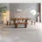 Brown Oval Solid Wood dining Table-366124264