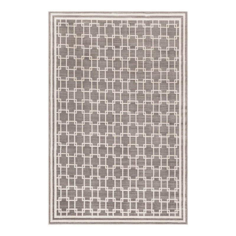 Jill Zarin Metropolitan Uptown Rug Gray, Rectangle 4'1" x 6'1"