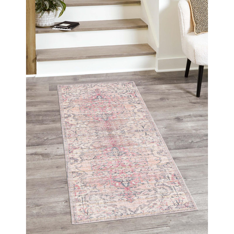 Engelman Washable Oriental Indoor Rug, Runner 2'7" x 14'1"