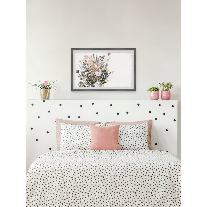 «Plantes à fleurs», reproduction encadrée, H 12 po x l 18 po x P 1,5 po