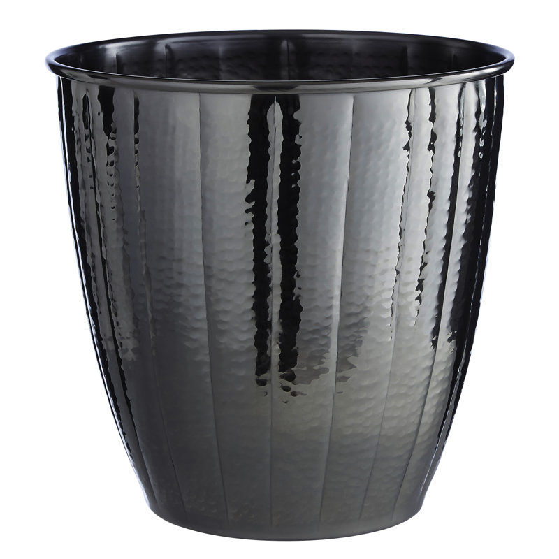 Steel Open Waste Bin - 7.1L, Black Nickel
