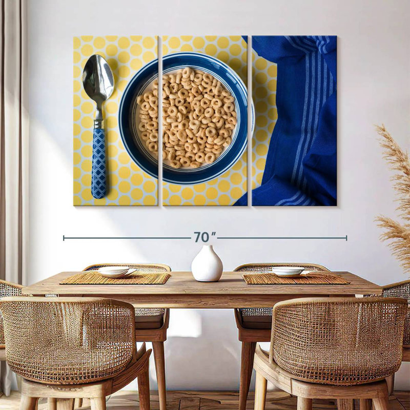 Céréales laiteuses pour le petit déjeuner, H 20 po x l 33 po