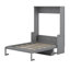 Grand lit escamotable en bois avec bureau, éclairage DEL et station de charge-152145004