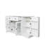 Buffet Modern Farmhouse - Buffet de rangement de cuisine 60 "avec portes et tiroir - Armoire à café polyvalente pour salle à manger, salon