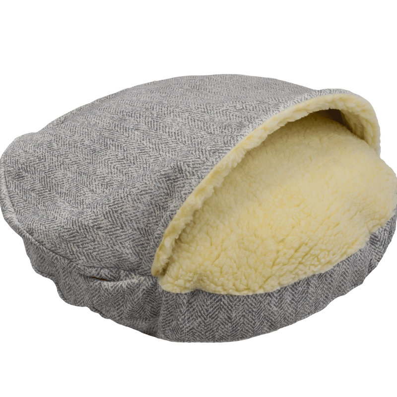 Lit orthopédique Snoozer Premium, Tourterelle Palmer, Très grand (l 45 po x P 45 po x H 12 po)