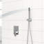 Système de double pomme de douche - Ensemble mural carré de 10 pouces