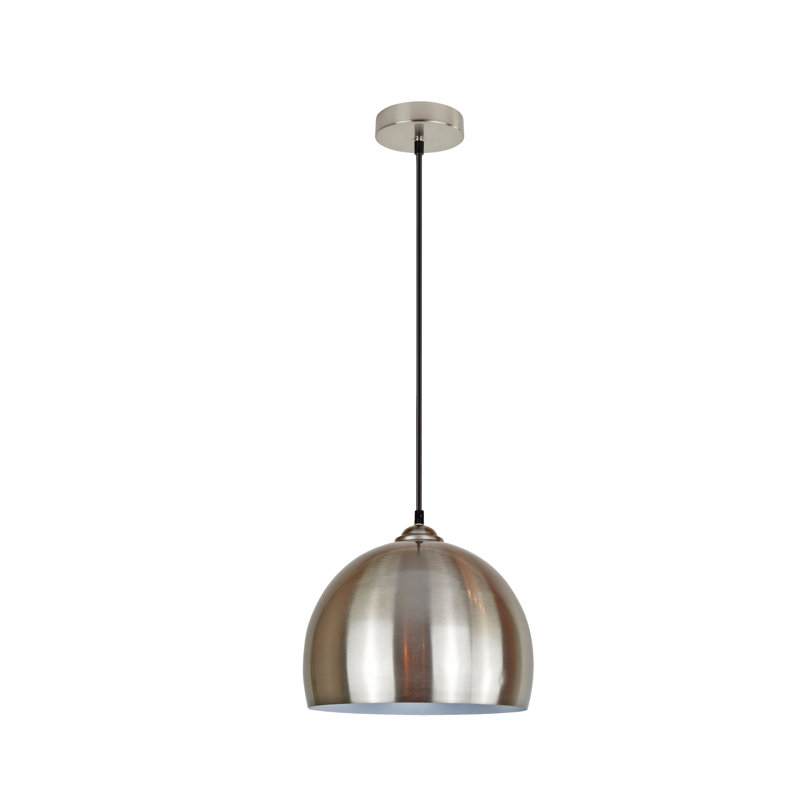 Luminaire suspendu à 1 lumière srihaas, Chrome brossé