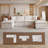 158" Modular Sectional Sofa, Double-Layer U-Shaped Cushion Cloud Comfort Couch-643902668-646624357
