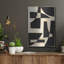 «Onyx Cutout Shapes I» par Regina Moore, art mural en métal, 24 po x 36 po-1457157570