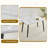 Modern Minimalist Glass Dining Table with Marble Texture & Black Legs-188619246